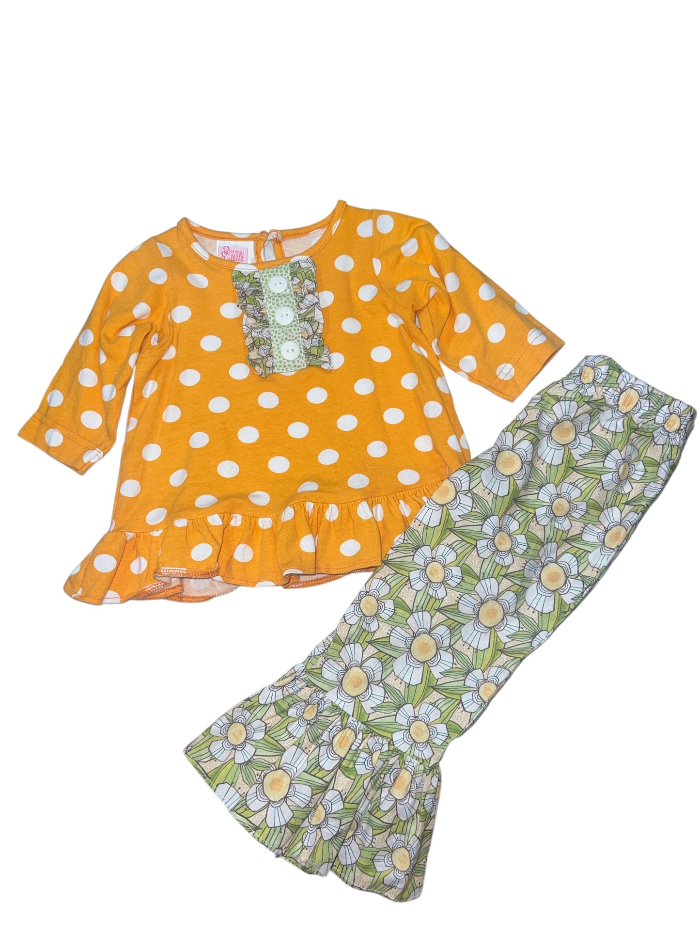 RicRac N Ruffles Daisy Flare Set