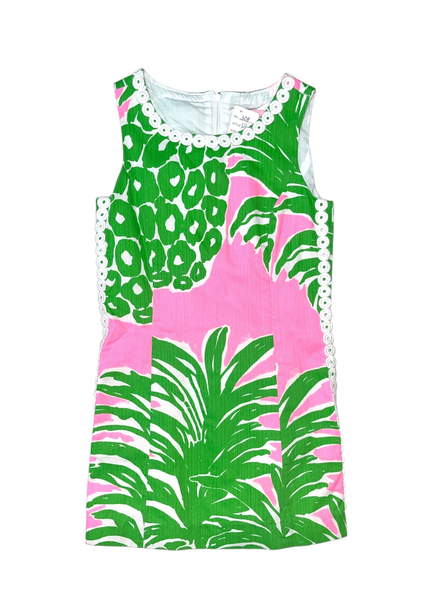 Lily Pulitzer Green Dress Size 7