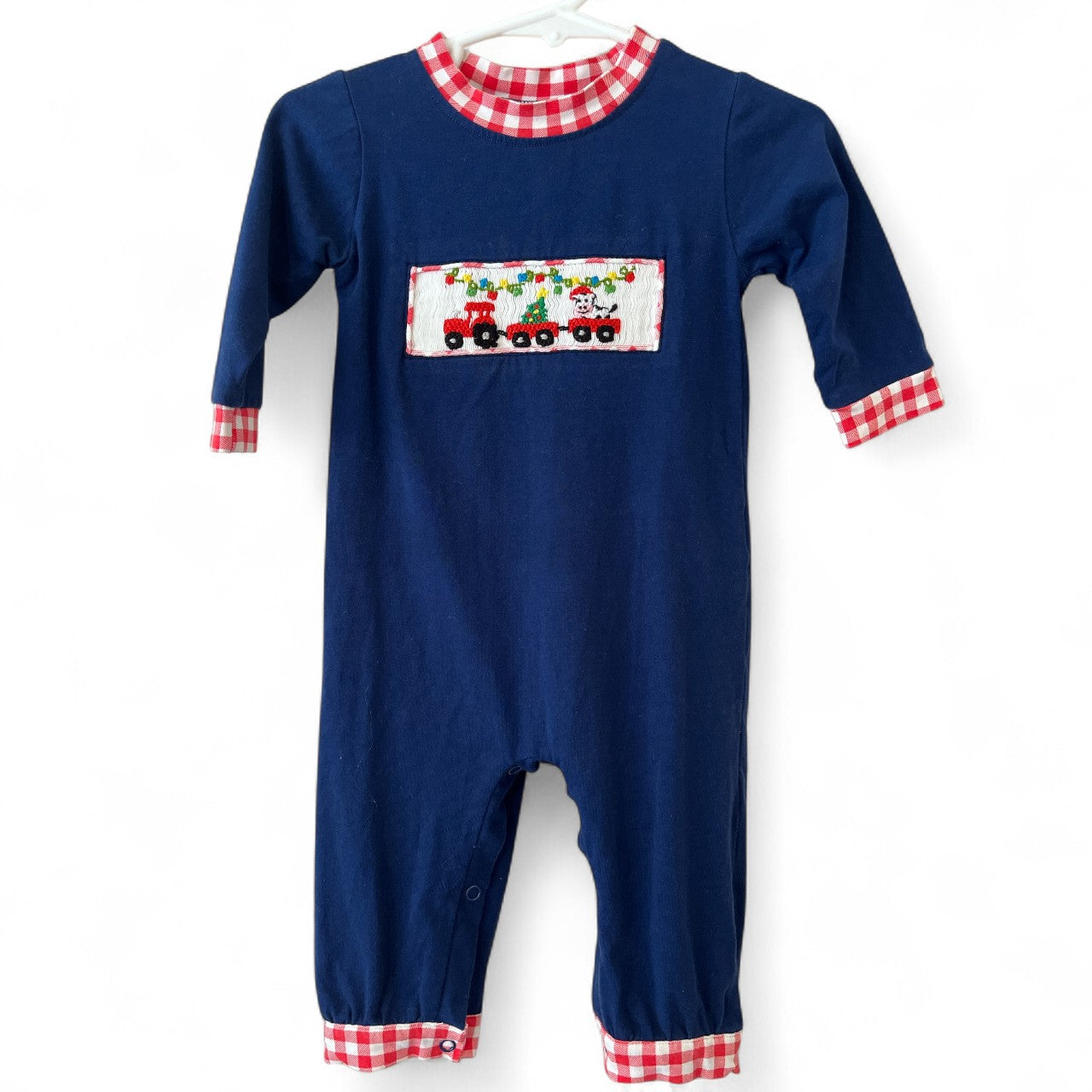 Christmas on the Farm LS Romper