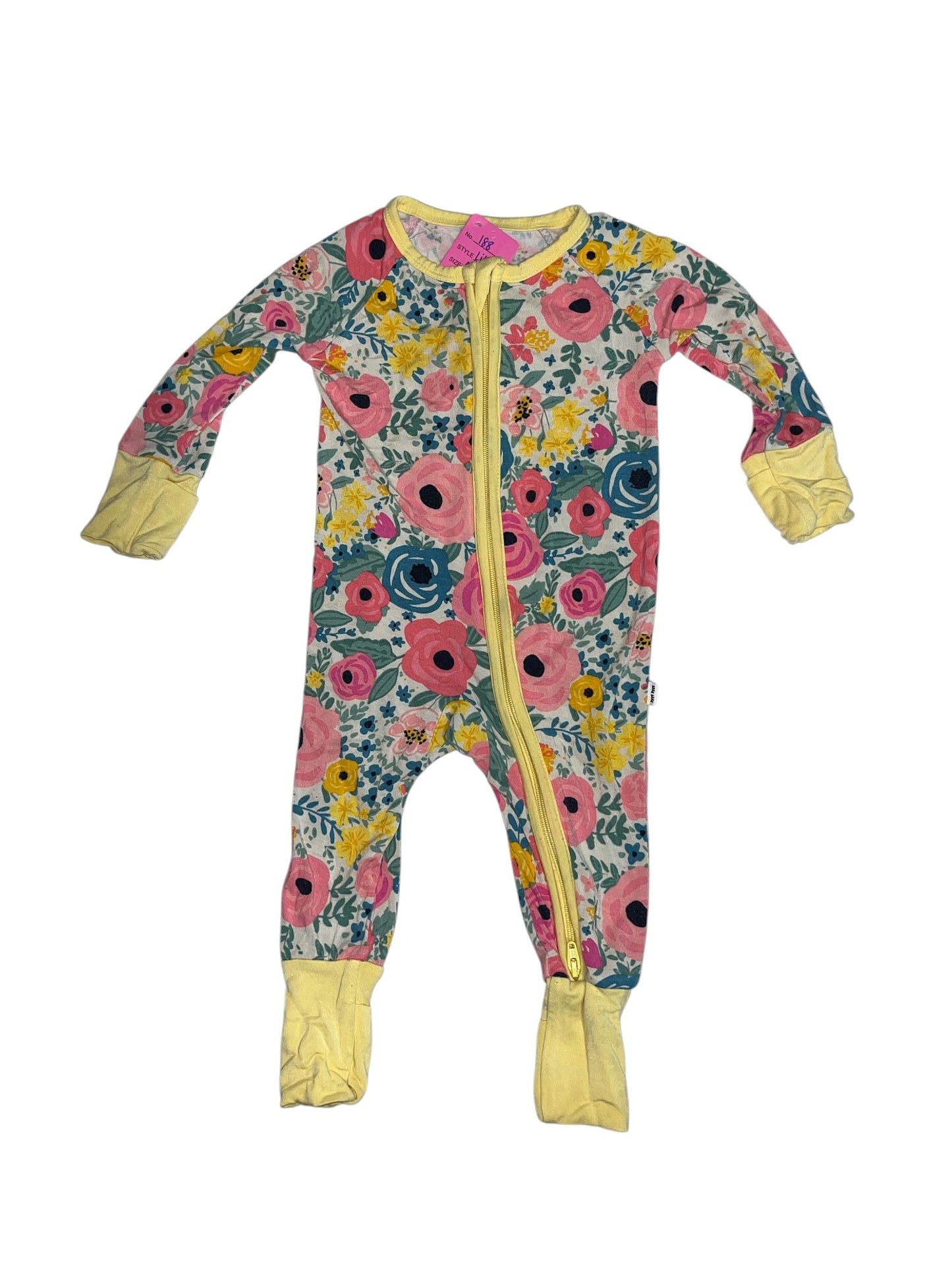 Poppy Fields Bamboo Zippy