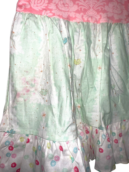 RRR Mint & Pink Christmas Dress size 2t