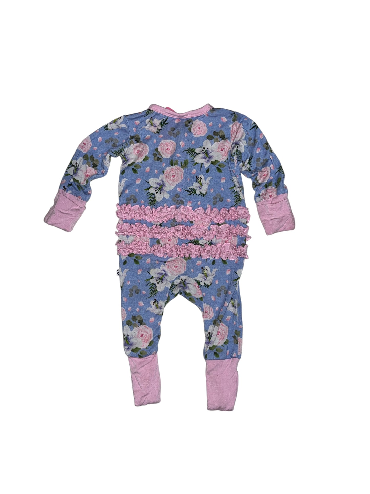 L&C Lillian Floral Bamboo Zippy