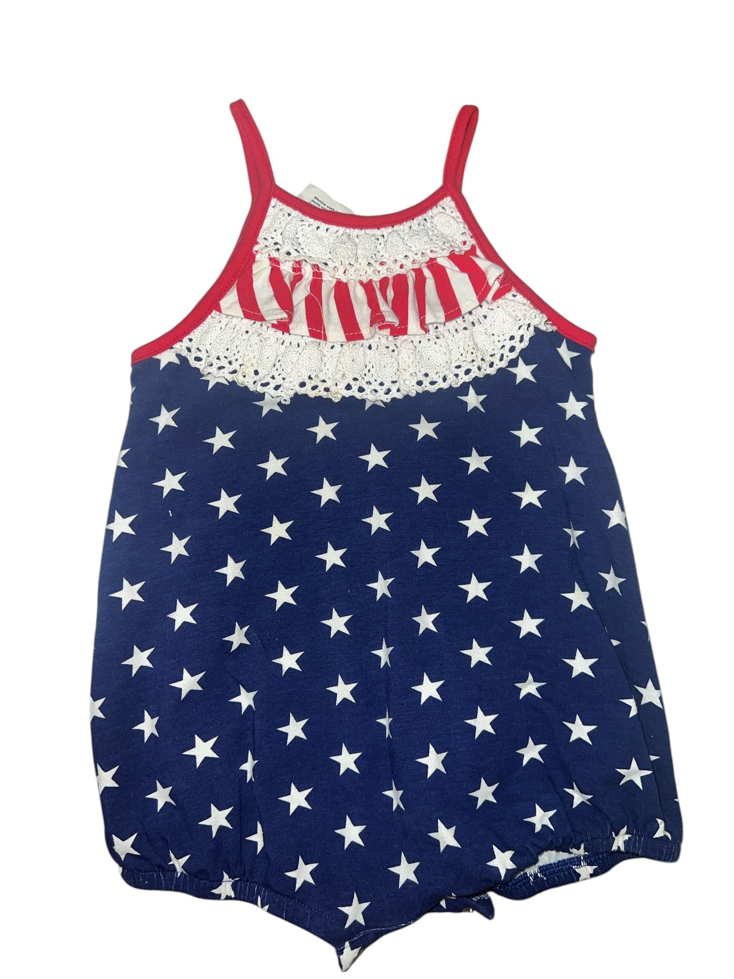 RicRac N Ruffles American Romper