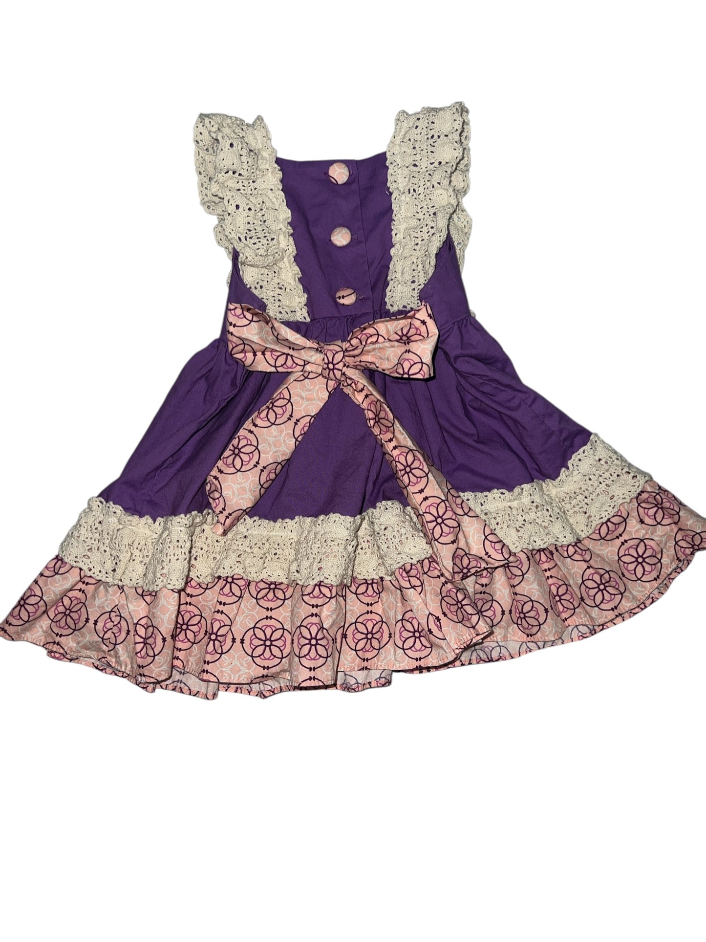 RRR Purple Cross Dress 12mths