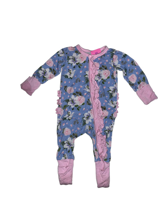 L&C Lillian Floral Bamboo Zippy