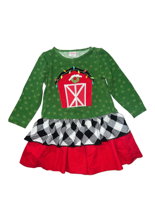 RRR Christmas "PeekaBoo" Barn Dress