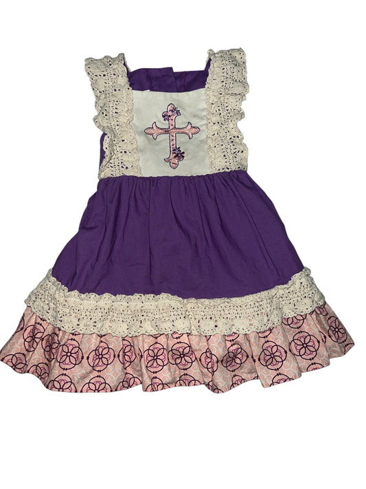 RRR Purple Cross Dress 12mths