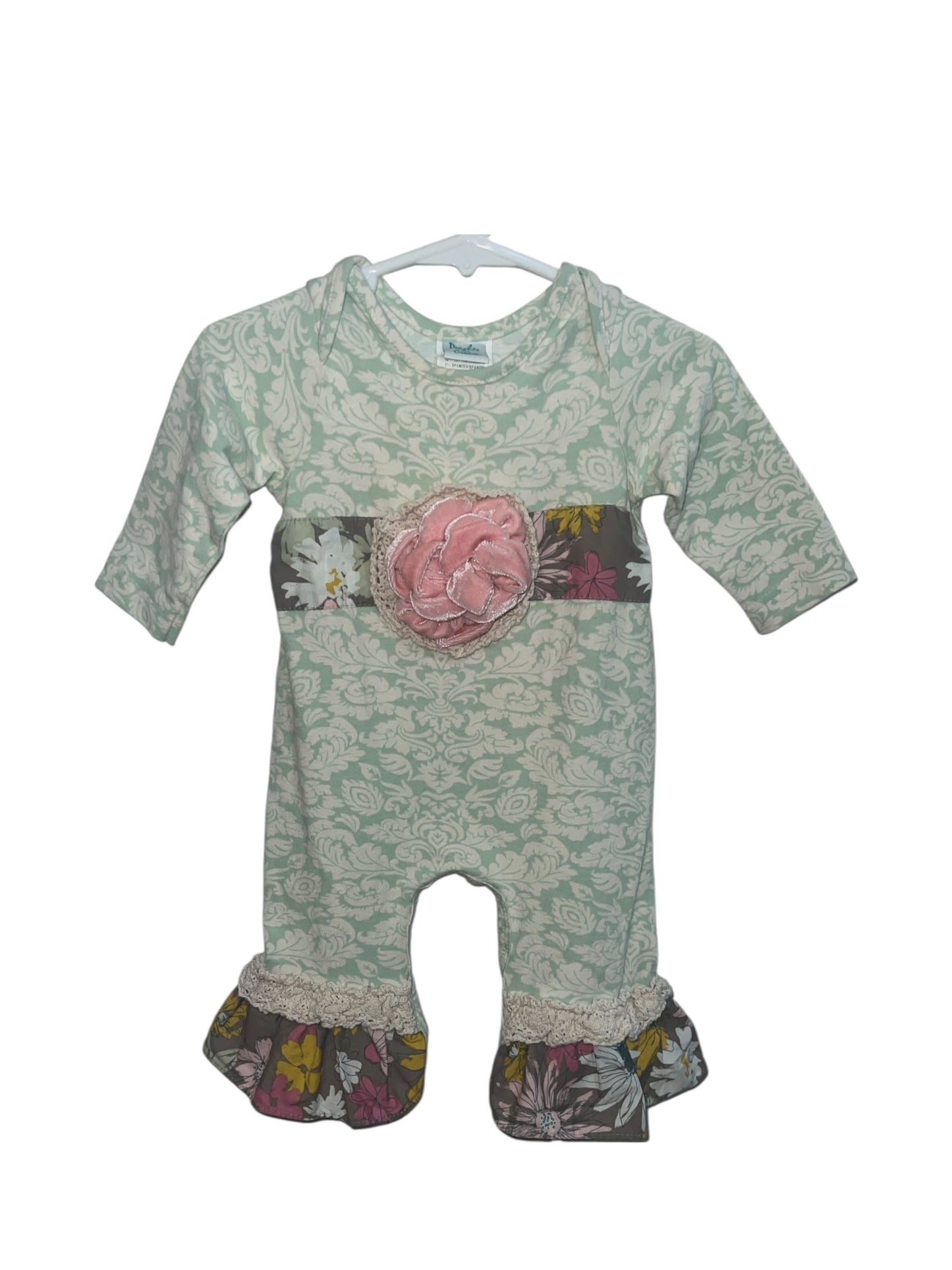 PNC Classy in Mint Romper 6-9mths