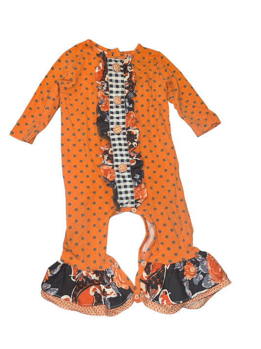 RicRac N Ruffles Fall Romper