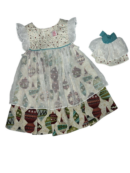 RRR Sweet Christmas Size 18mths (with Doll Dress)