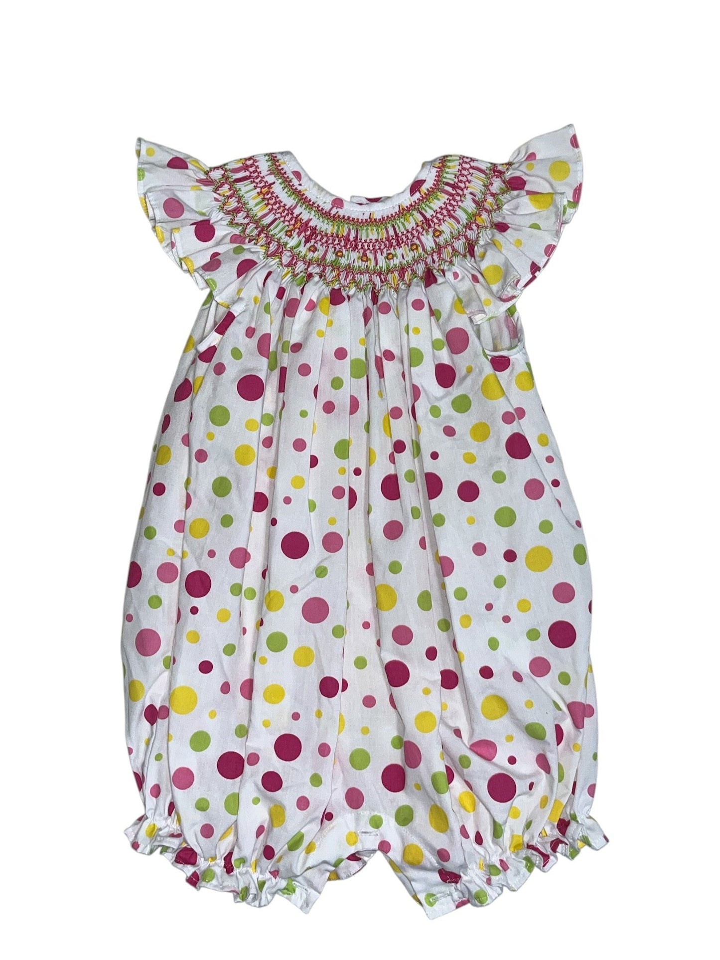 Dots of Perfection Smocked Bubble
