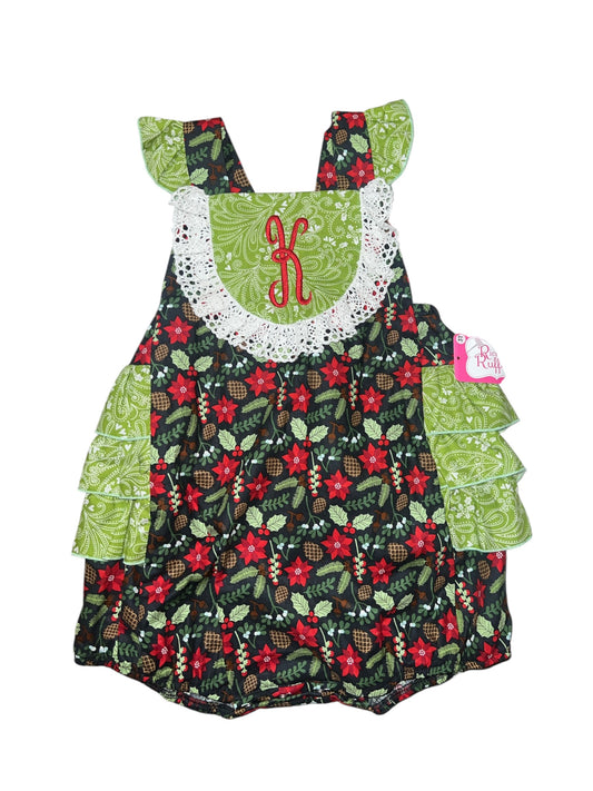 RRR "K" Mono Christmas Bubble NWT