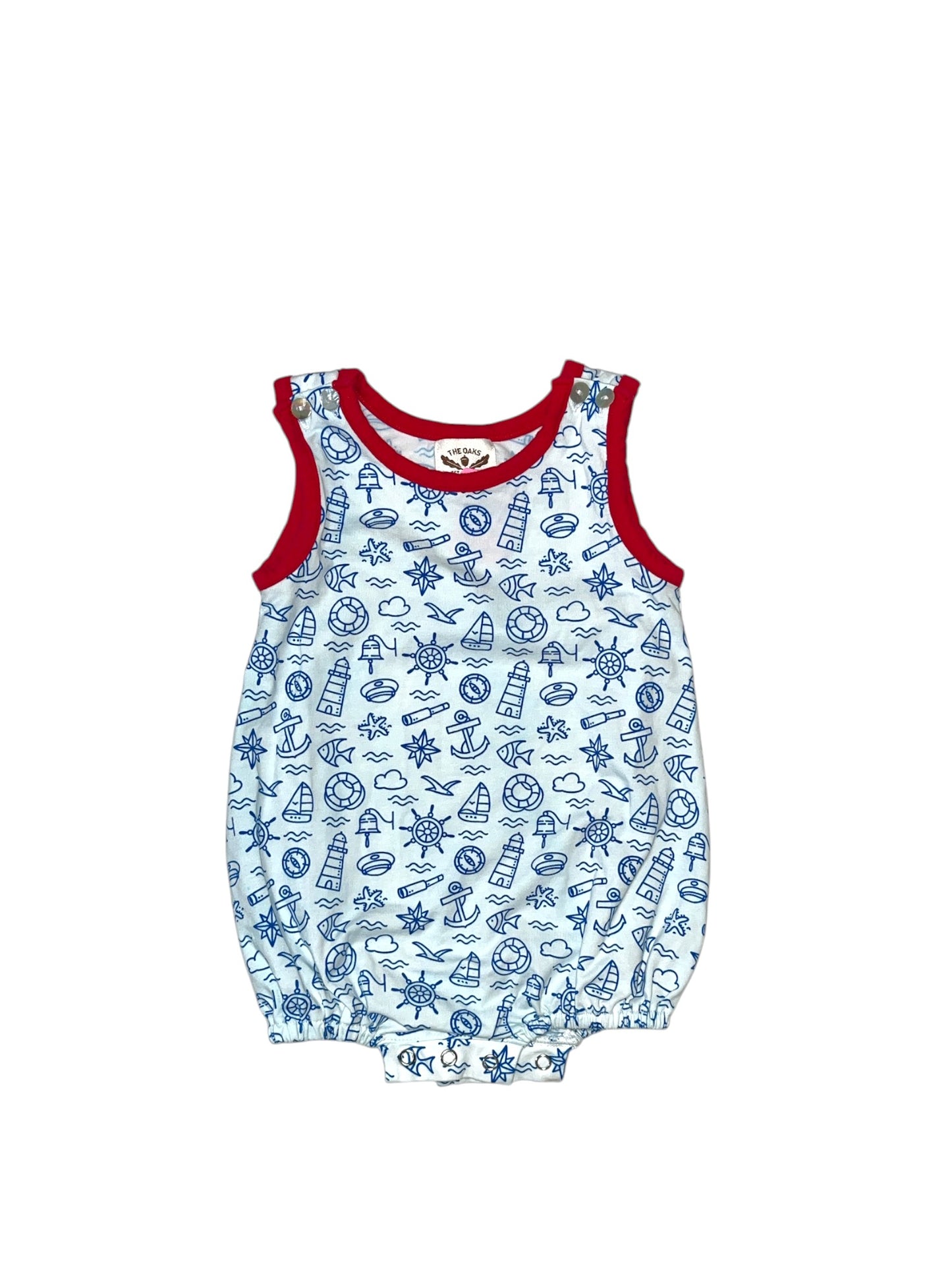 The Oaks Nautical Bubble Size 9mths