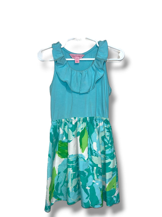 Lily Pullitzer Green & Blue Dress size 4/5