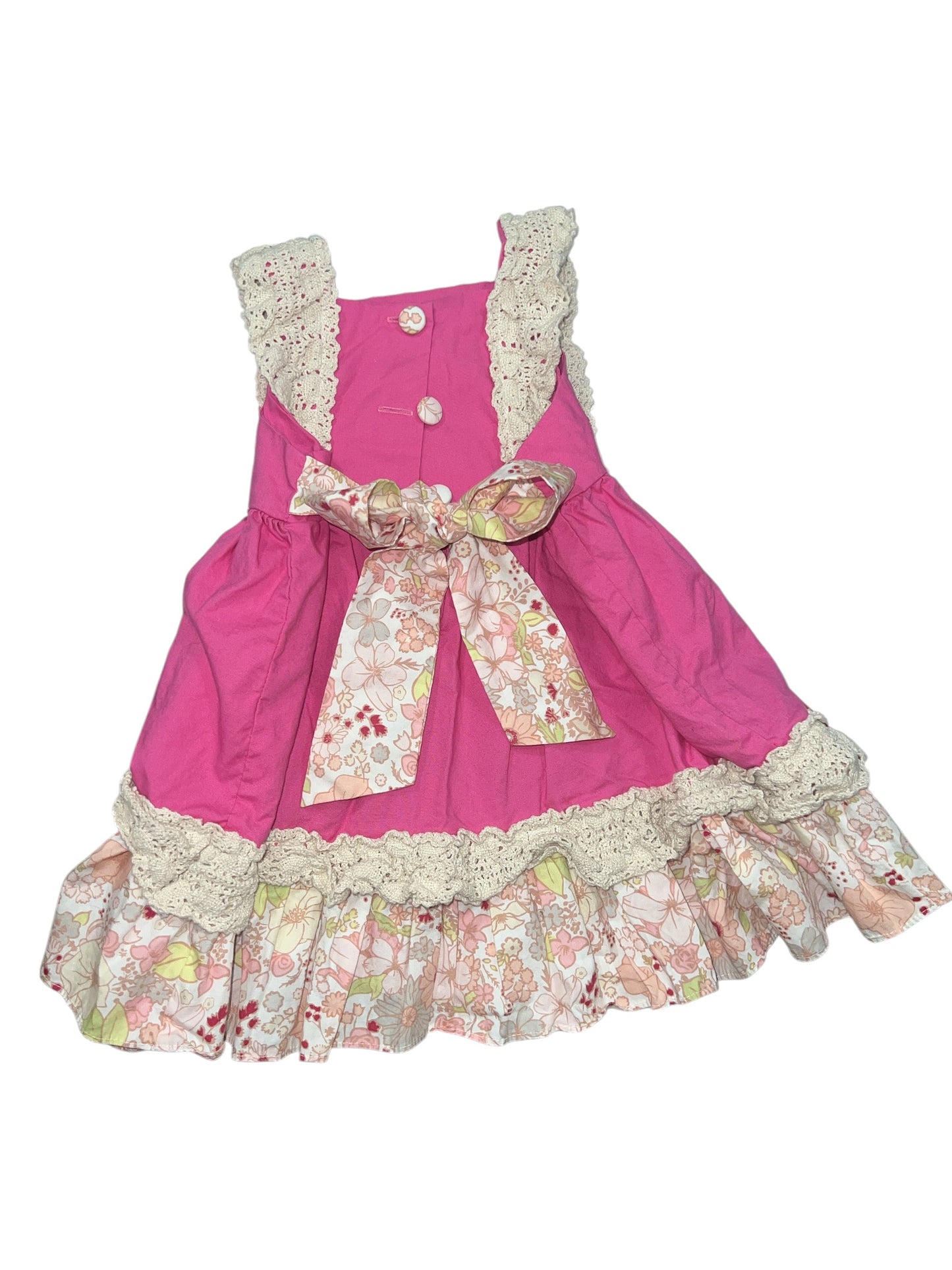 RicRac N Ruffles Floral Dress