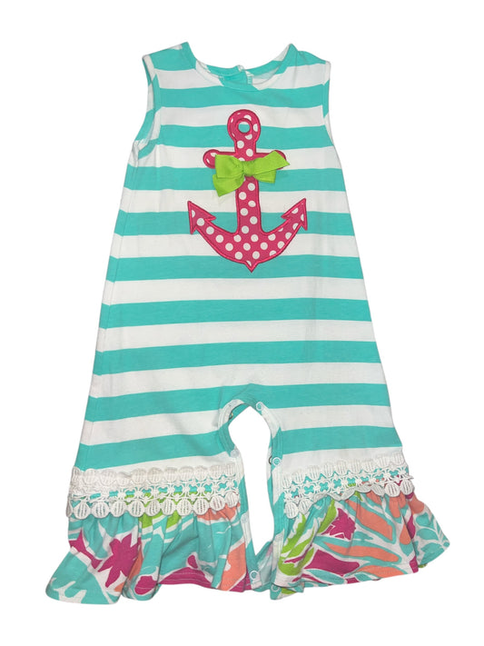 RicRac N Ruffles Anchor Romper
