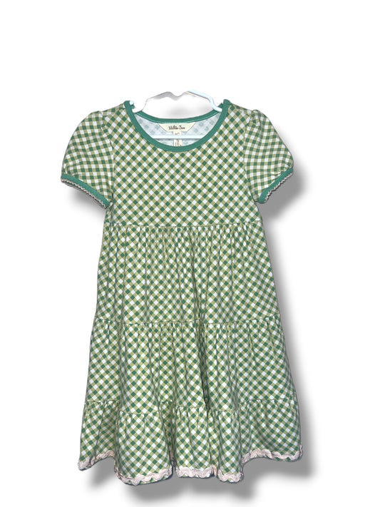 Matilda Jane- Green Plaid Dress size 4