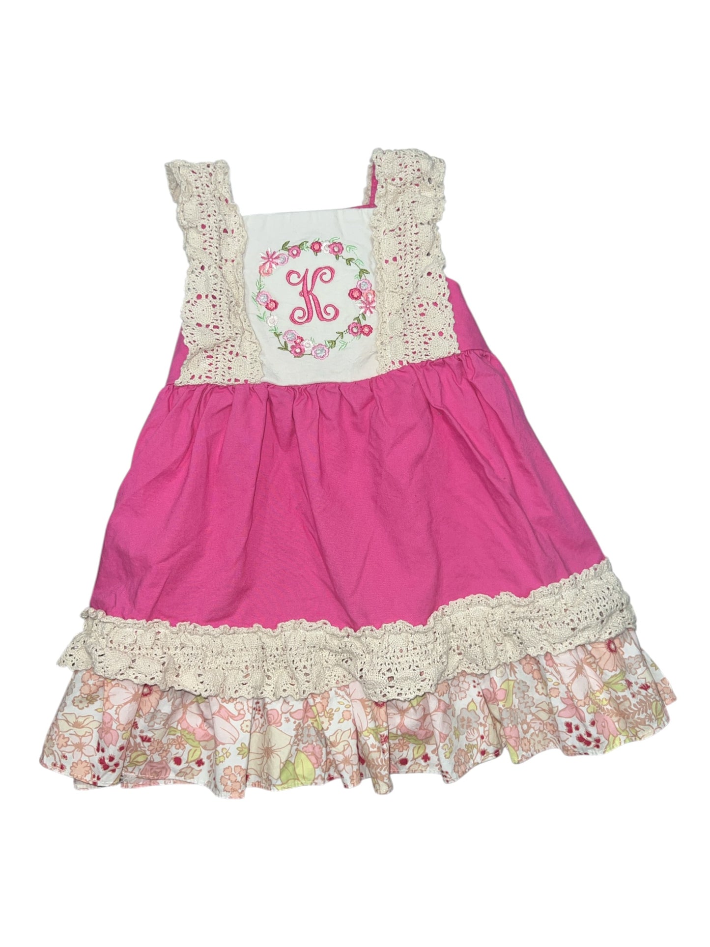 RicRac N Ruffles Floral Dress