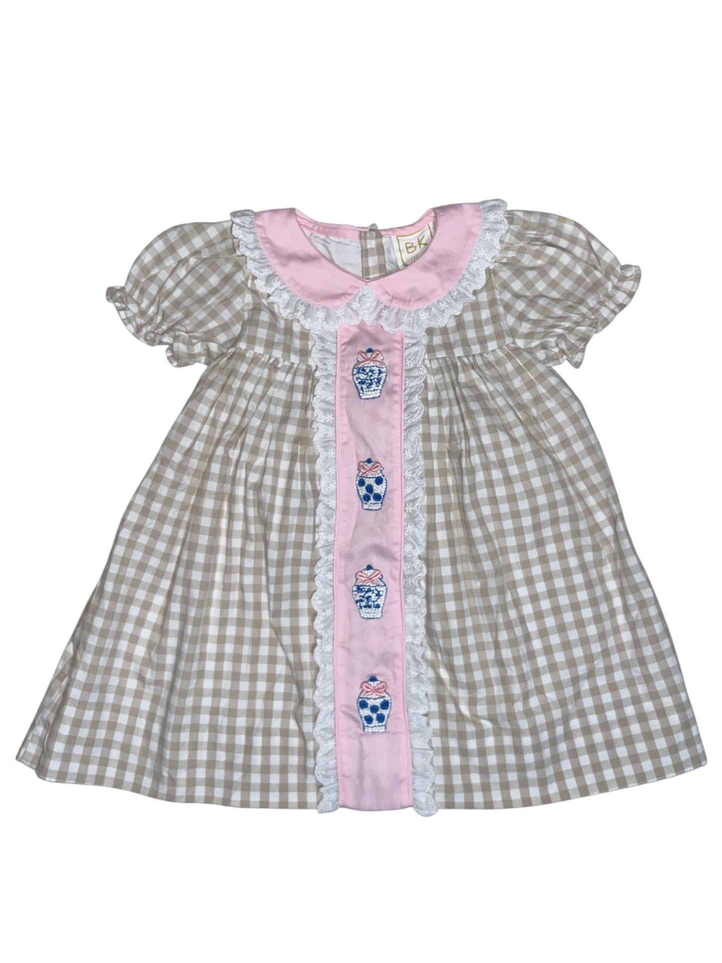 Grandmillennial Gingham Dress