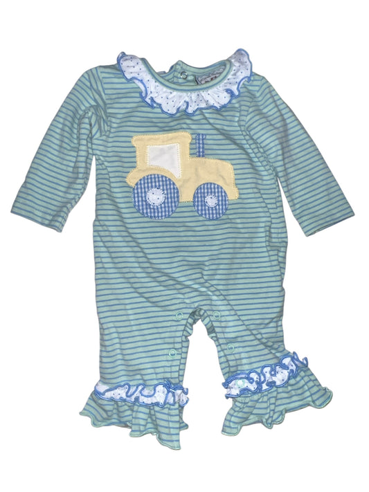 Three Sister Tractor Romper